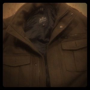 Vintage Express Army Wool Coat